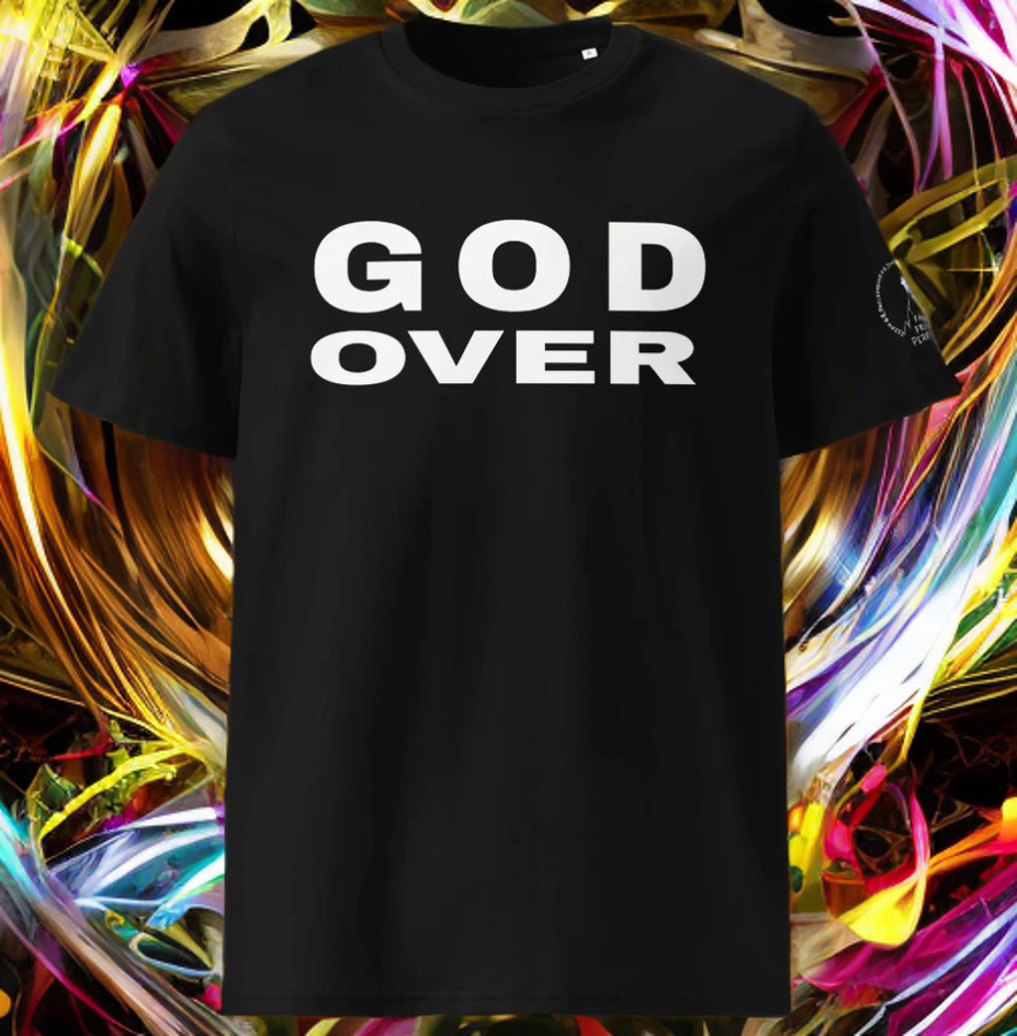 God Over Everything organic t-shirt